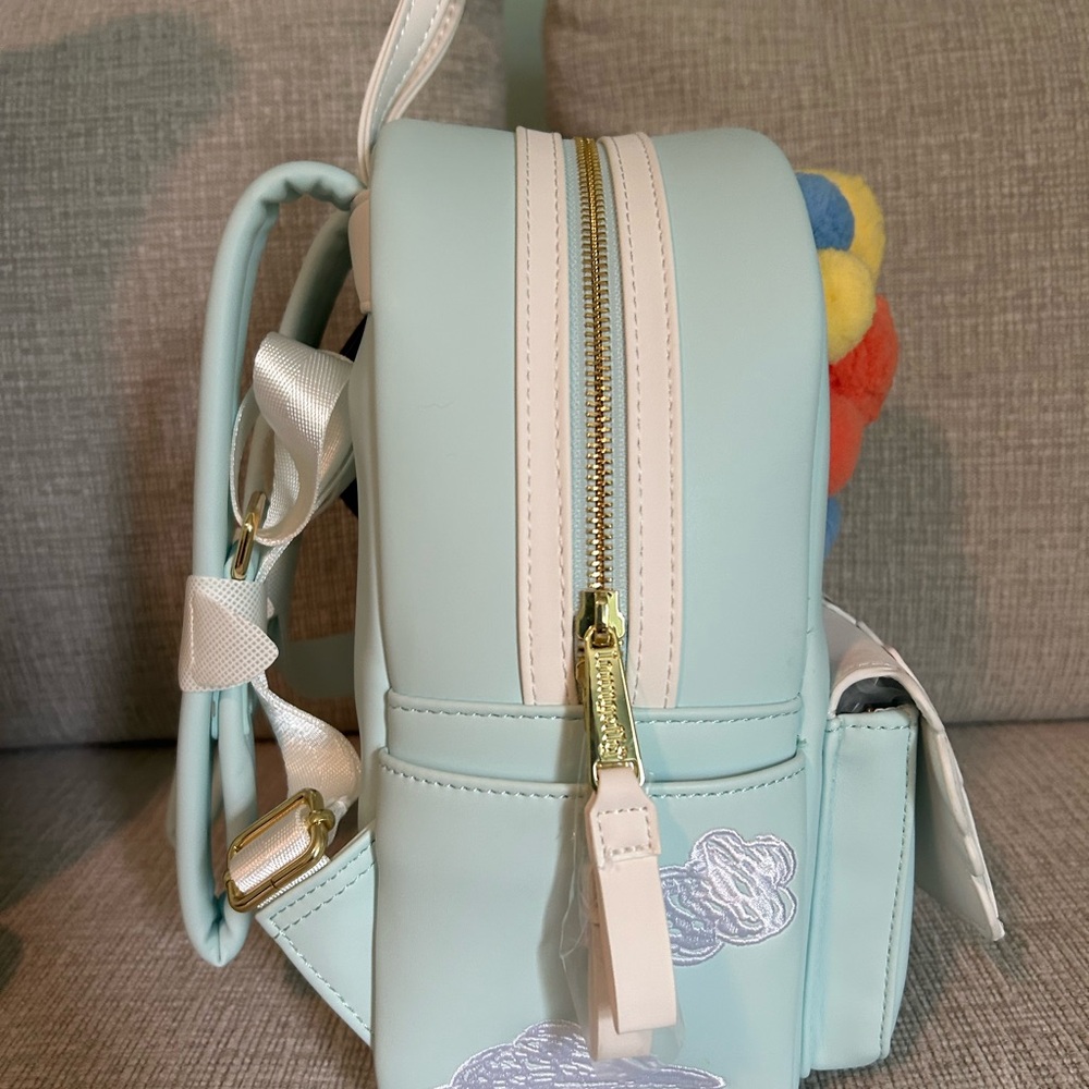 NWT Loungefly Disney Pixar Up Floating House Pom Pom Mini Backpack - Picture 2 of 5